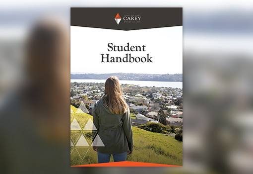 Cover image of the Carey Student Handbook