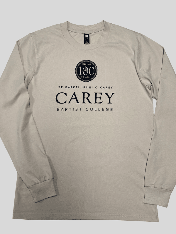 Centenary Long Sleeve Tee (Bone)_Front